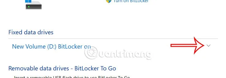 Instruções para alterar a senha do BitLocker no Windows 11