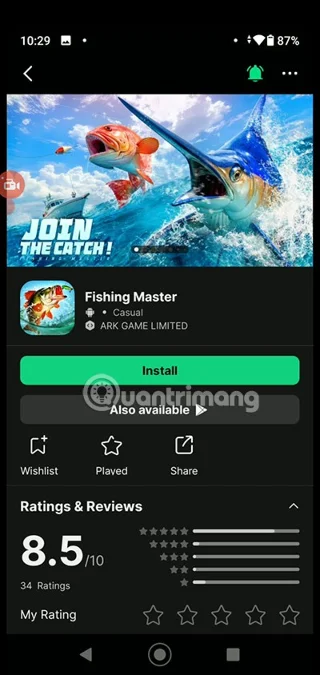 Muat turun Fishing Master paling mudah, terpantas