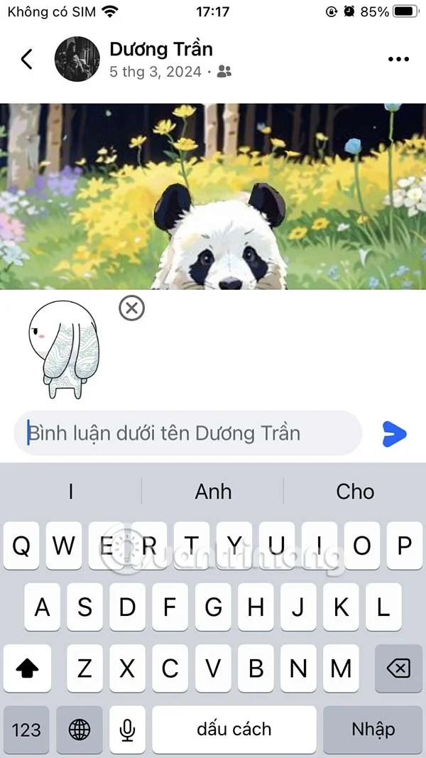 Messenger'da 7 Renkli Tavşan çıkartmalarını indirme talimatları