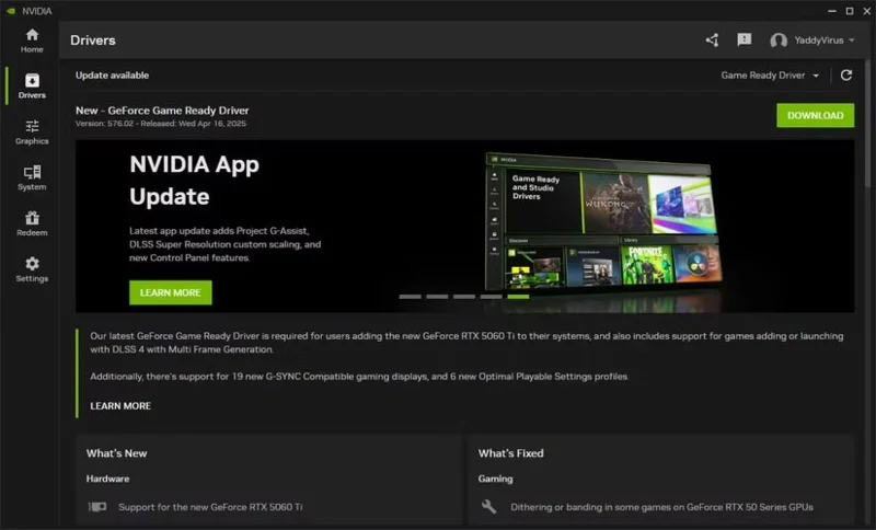 La última actualización de Nvidia hará que tu GPU luzca como nueva