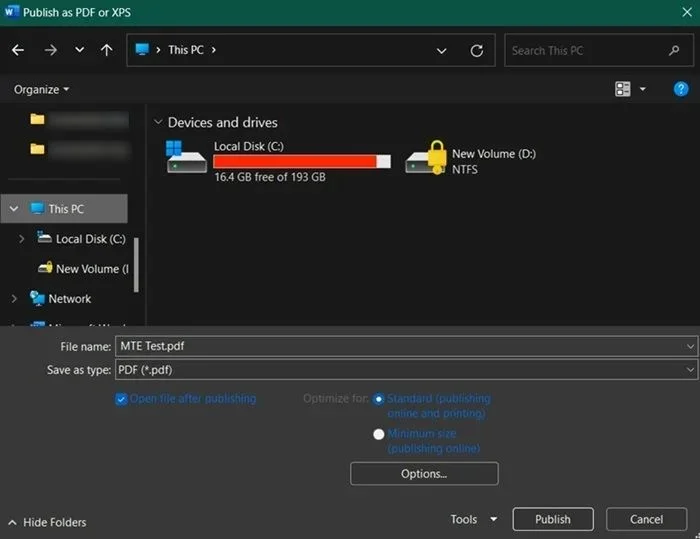 Hoe u een Word-document naar PDF converteert