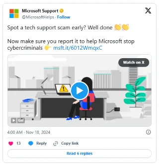 E-mail waarin wordt gedreigd privégegevens van Microsoft te onthullen, is mogelijk oplichterij