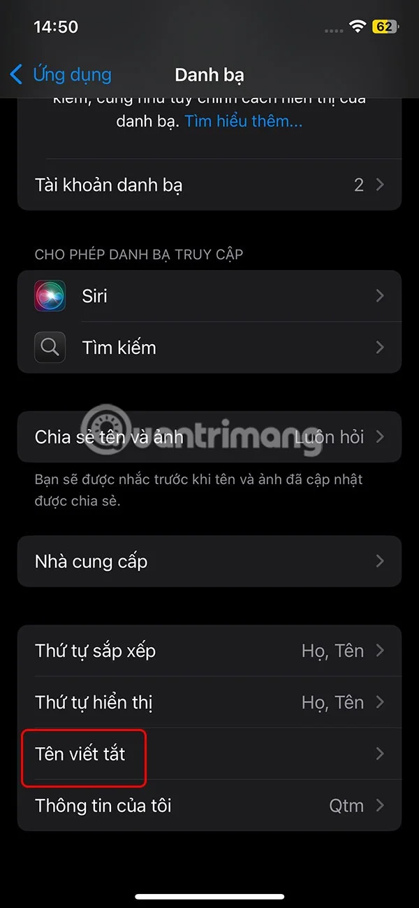 Instrucțiuni pentru 4 moduri de a ascunde contactele pe iPhone