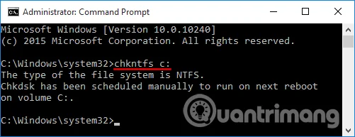 Hoe chkdsk uit te schakelen wanneer Windows start Hoe chkdsk uit te schakelen wanneer Windows start