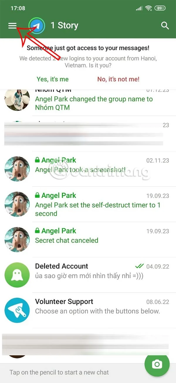 Hoe je automatisch downloaden op Telegram opnieuw instelt