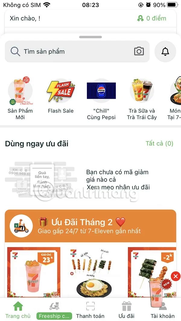 7-Eleven'da alışveriş talimatları