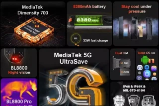 Blackview BL8800 Pro, el teléfono indestructible con cámara térmica con visión nocturna