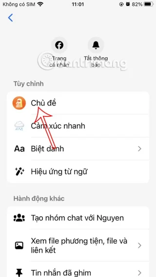 Instrucciones para cambiar el color de Messenger en el teléfono y la computadora