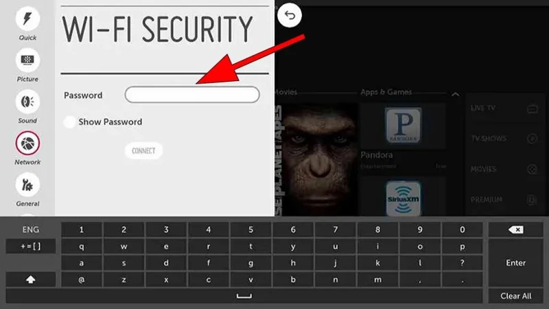 Cómo conectar wifi a un Smart TV LG
