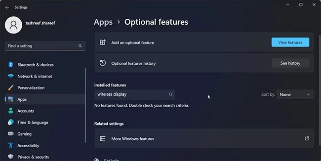 Windows 11'de Kablosuz Ekran Nasıl Kurulur/Kaldırılır