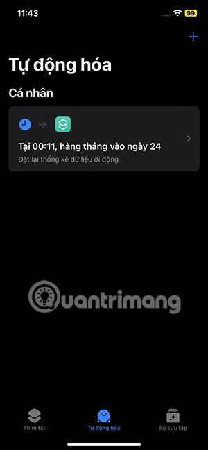 iPhone 모바일 데이터 통계를 자동으로 재설정하는 방법