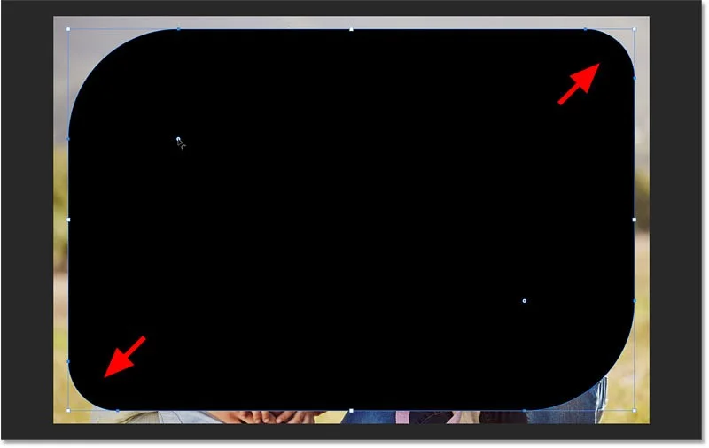 So erstellen Sie Bilder mit abgerundeten Ecken in Photoshop