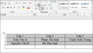 Sposoby centrowania komórek w tabeli w programie Word