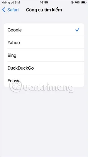 Safari'de arama motoru nasıl değiştirilir