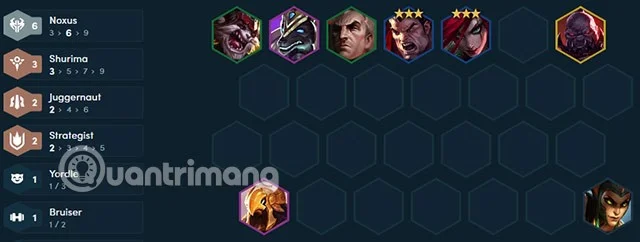 Bouw Darius DTCL, items voor Darius Noxus
