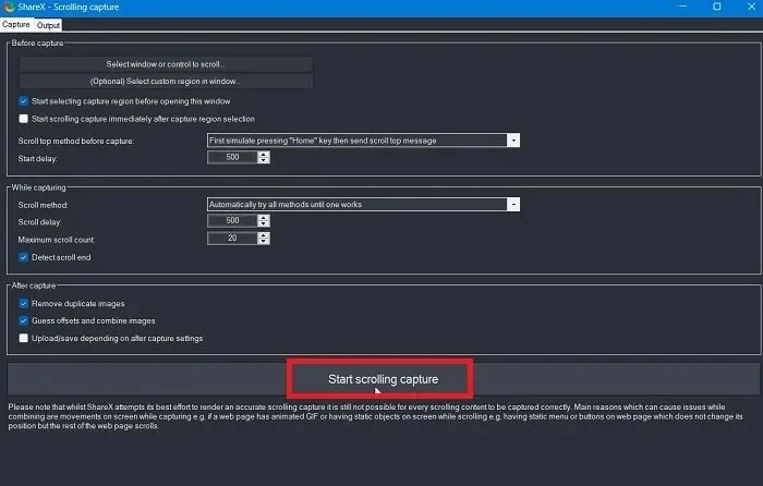 How to Take Scrolling, Long Screenshots in Windows