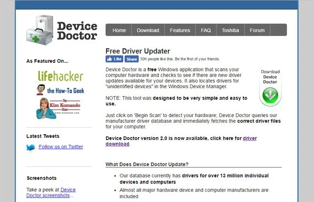 El mejor software de actualización de controladores para computadoras