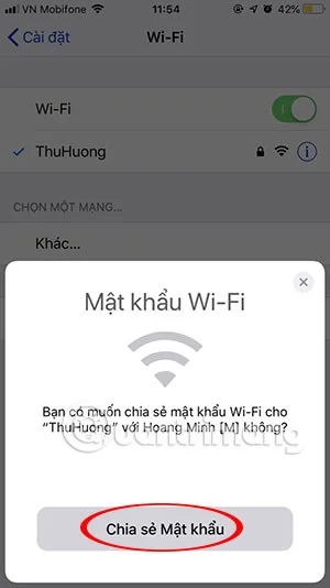 QRコードを使ってiPhoneでWi-Fiを共有する方法