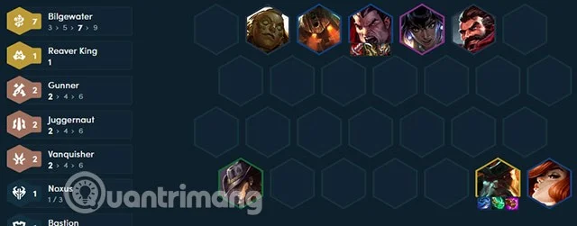 Bilgewater DTCL: Skład zespołu, budowa