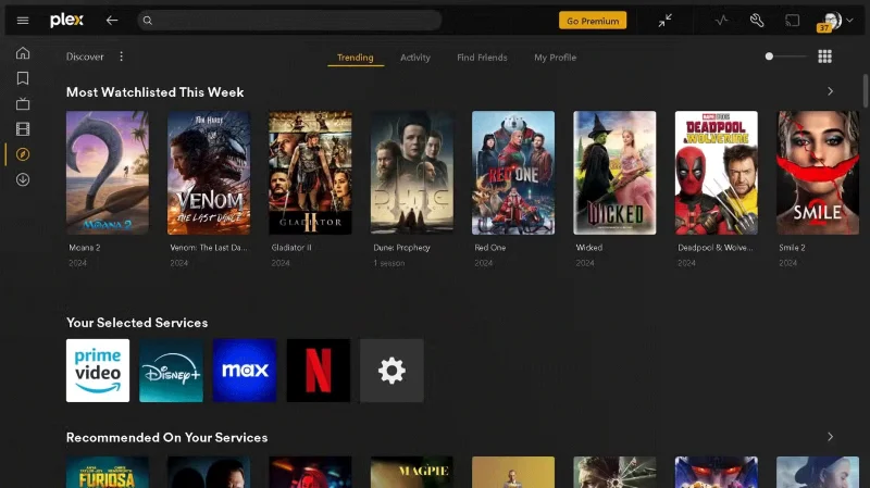 Como usar o Plex como um hub para seus serviços de streaming