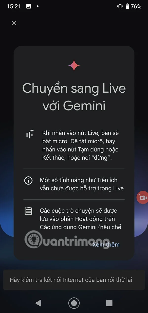 Gemini Live gebruiken op Android