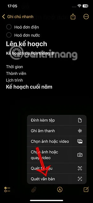 Jak importować notatki ze zdjęć na iPhonie