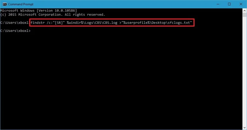 Use SFC scannow command to fix Windows 10 system file errors