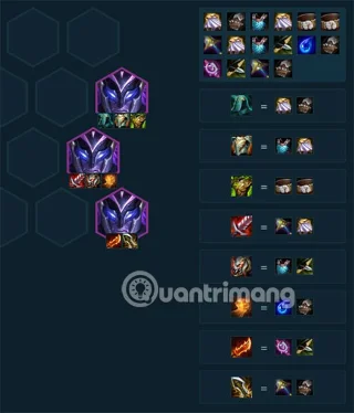 Pantheon DTCL 7.5: Bouwvoorwerpen, sterke opstelling