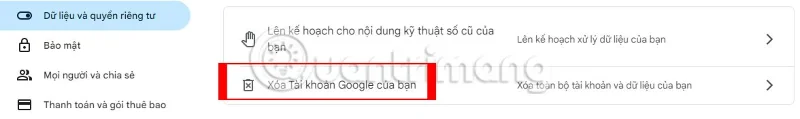 Como excluir uma conta do Google
