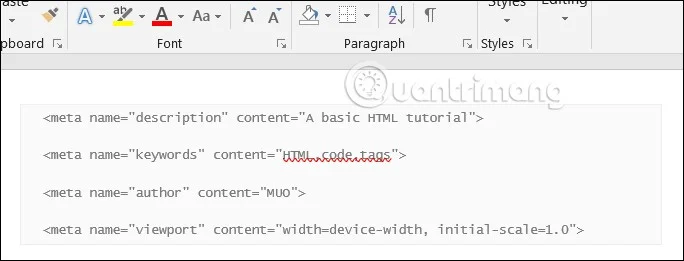Word'e kod ekleme talimatları