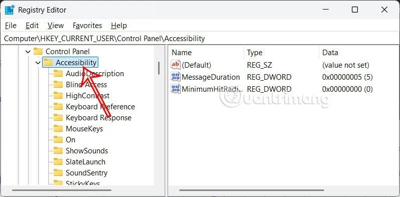 Instruções para ajustar o tempo de exibição das notificações do Windows 11