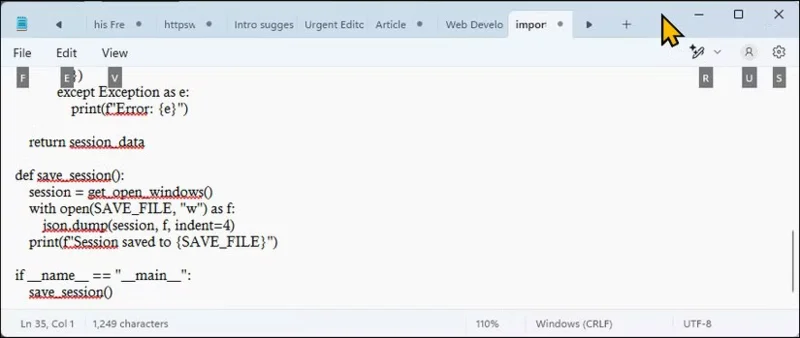 Windows' default Notepad application is so good that you won't need another application to replace it.
