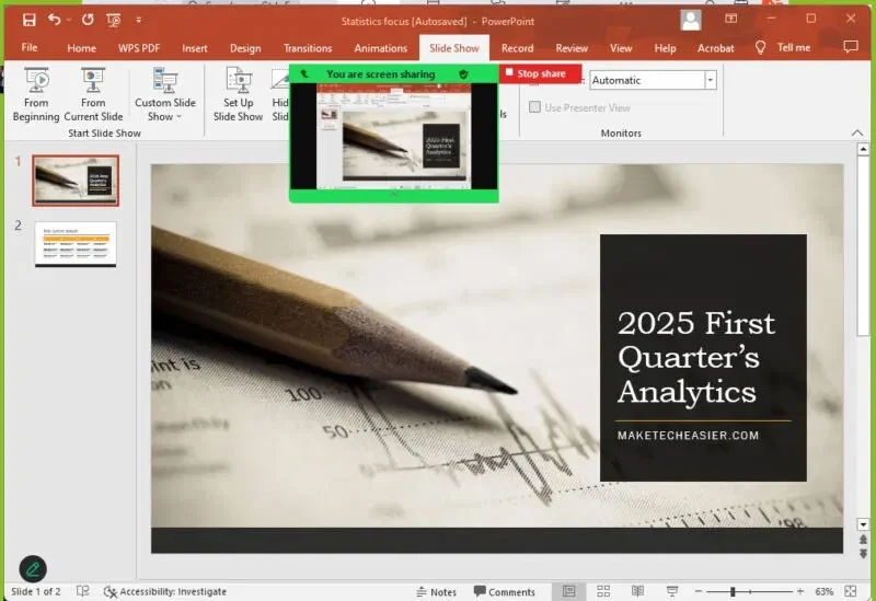 Cómo presentar PowerPoint en Zoom