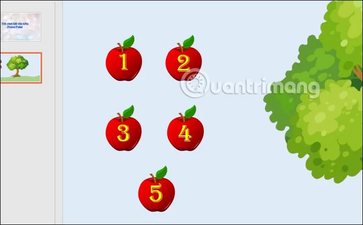 Hoe maak je een appelplukspel in PowerPoint
