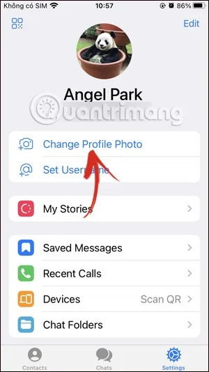 Hoe je een GIF-afbeelding als Telegram-avatar instelt