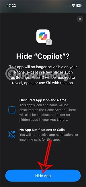 Apps verbergen op iOS 18 met Face ID