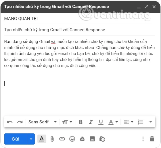 Meerdere handtekeningen aanmaken in Gmail