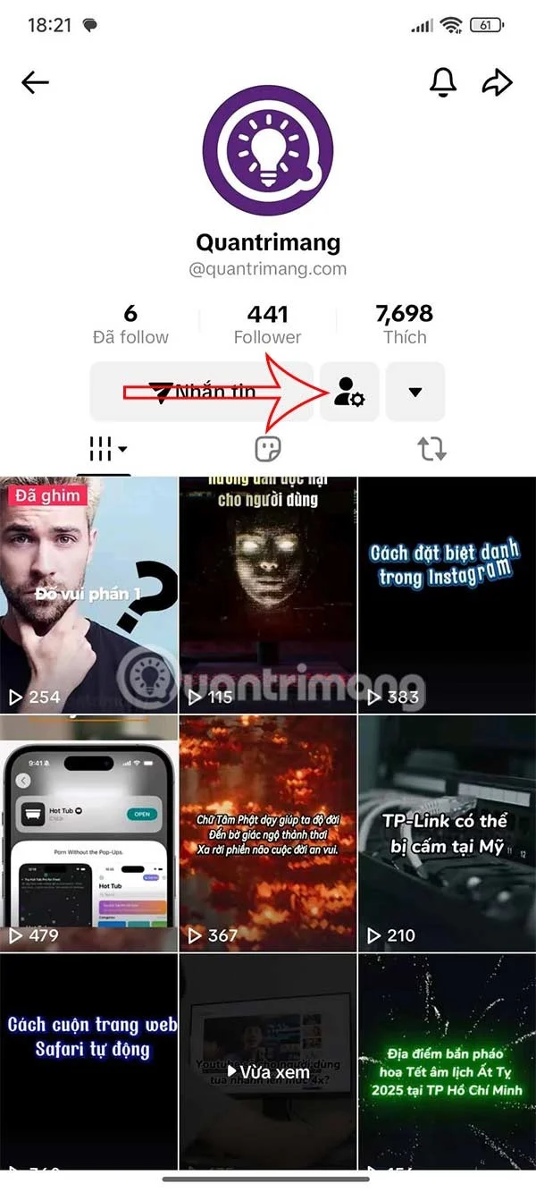 TikTok'ta arkadaşlarınızın hesaplarına takma adlar ayarlama talimatları
