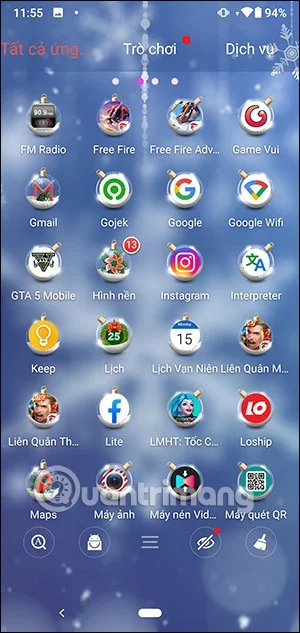 Go Launcher를 사용하여 Android 테마를 설치하는 방법