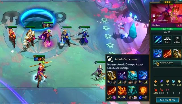 Kalista DTCL seizoen 12 uitrusting, Kalista build seizoen 12 DTCL