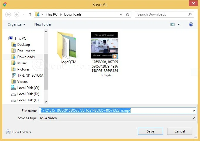 Hoe je Facebook-video's het snelst zonder software naar je computer downloadt