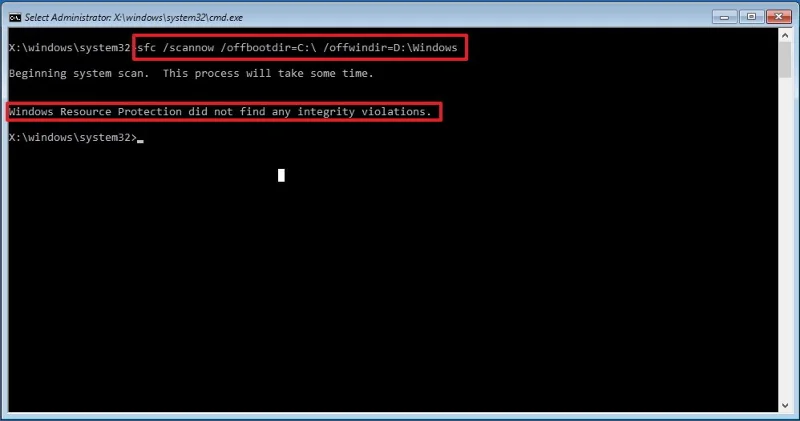 Use SFC scannow command to fix Windows 10 system file errors