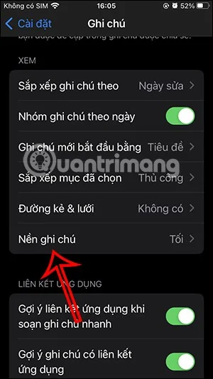 How to change note background color on iPhone