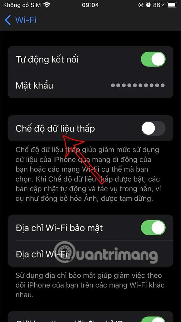 iPhone에서 저데이터 모드를 사용하는 방법