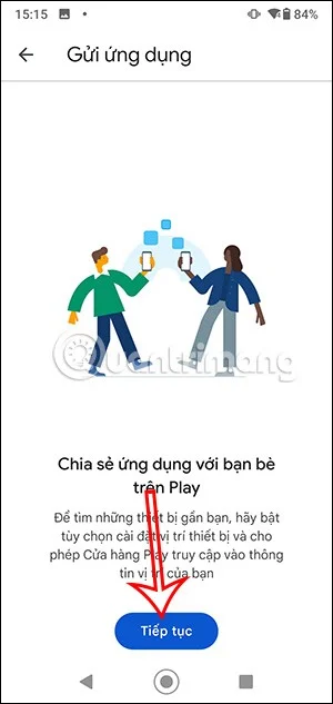Nearby Share를 통해 Android에서 앱을 공유하는 방법