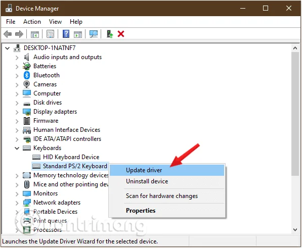 Fix keyboard not working on Windows 10