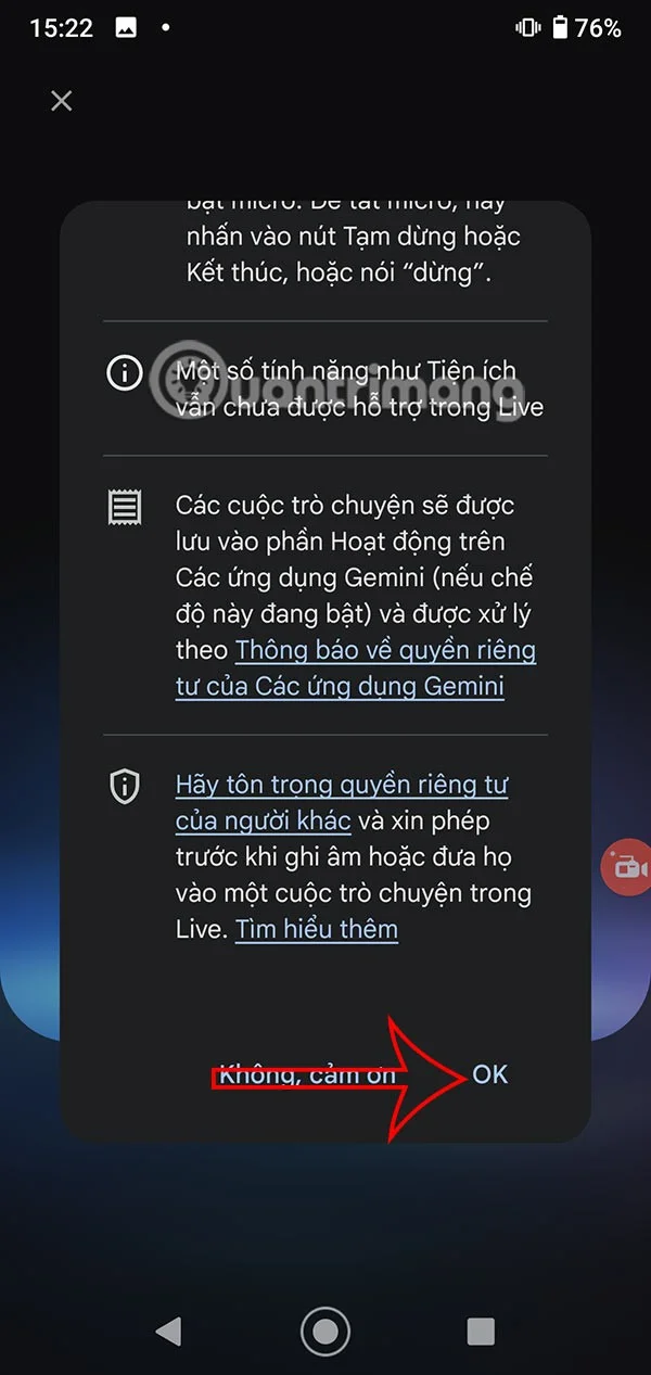 Gemini Live gebruiken op Android