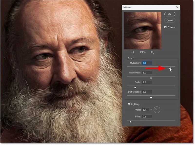 Hoe je het olieverffilter in Photoshop gebruikt om een ​​foto in een schilderij te veranderen