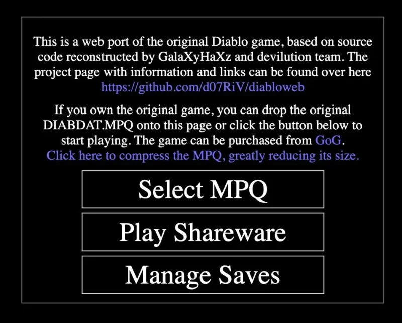 Diablo is nu beschikbaar in uw webbrowser!