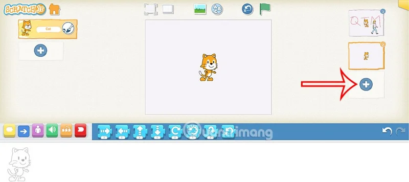 Instruções para adicionar personagens no ScratchJR